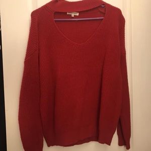 Red sweater
